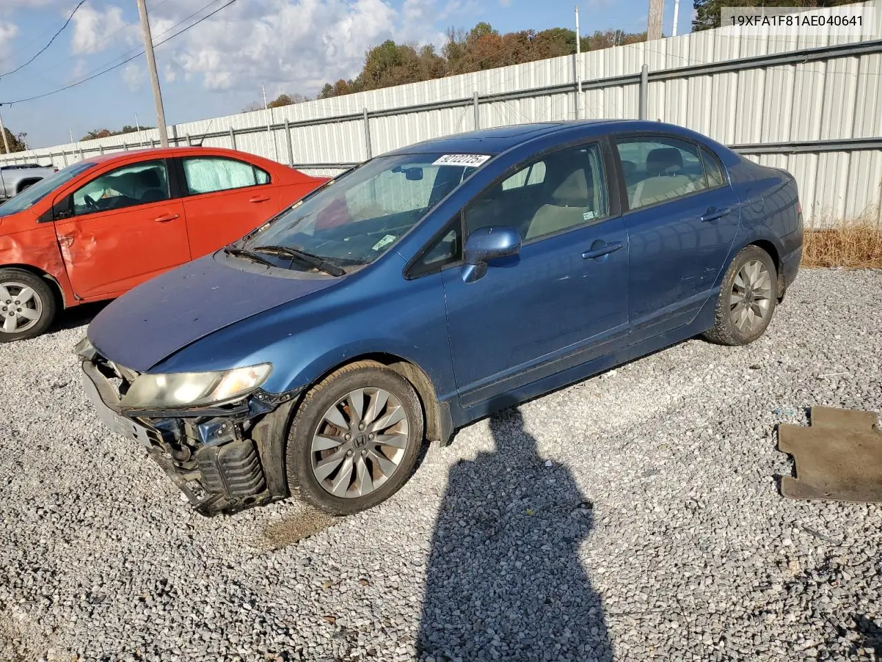 19XFA1F81AE040641 2010 Honda Civic Ex