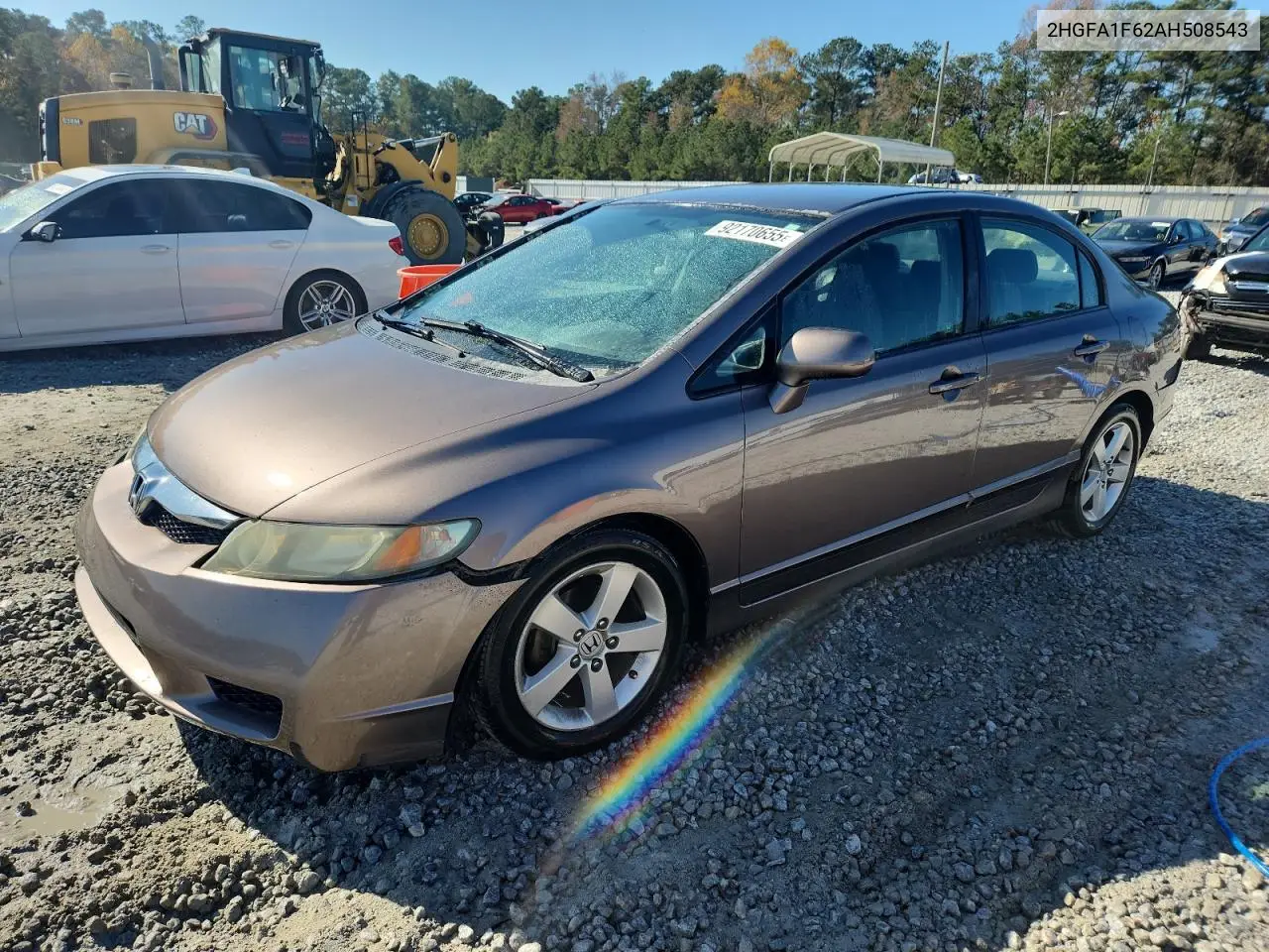2HGFA1F62AH508543 2010 Honda Civic Lx-S