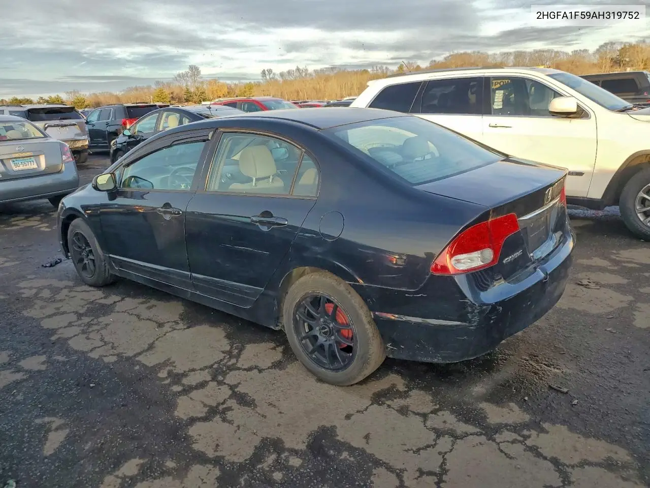 2HGFA1F59AH319752 2010 Honda Civic Lx