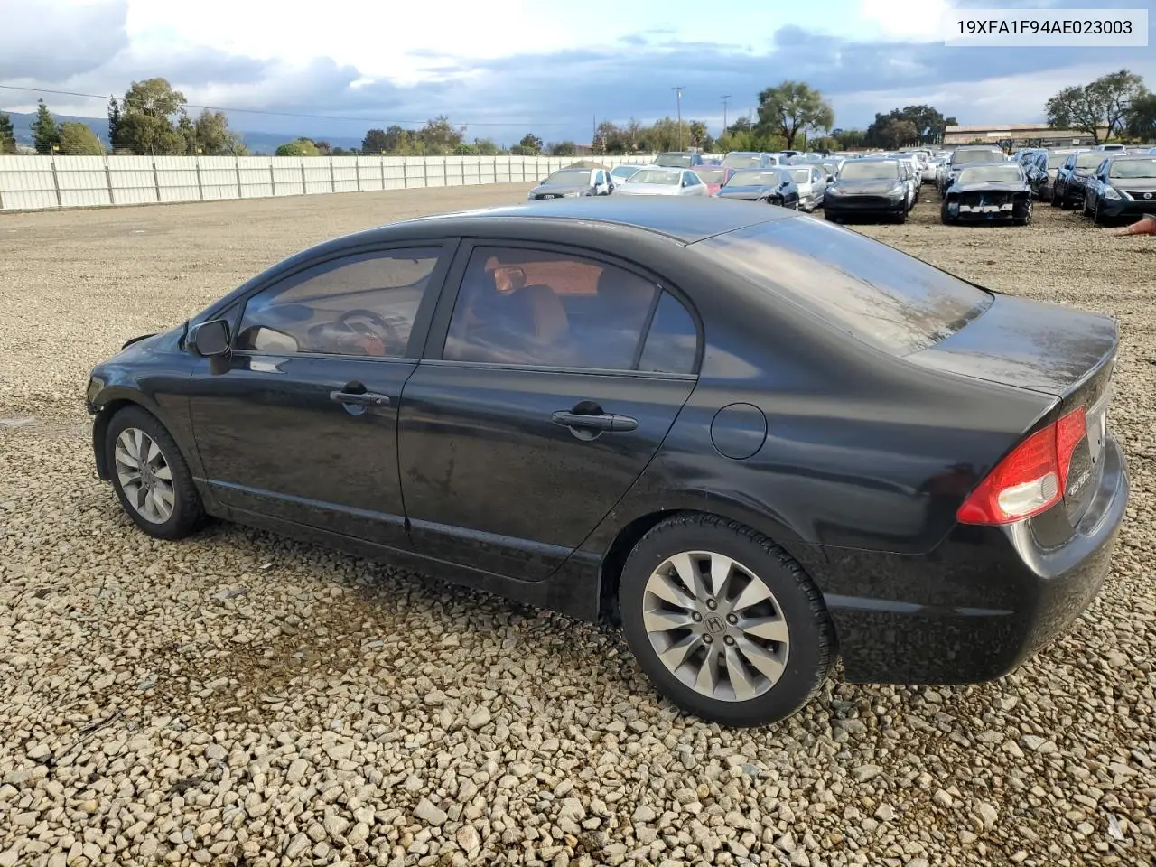 19XFA1F94AE023003 2010 Honda Civic Exl