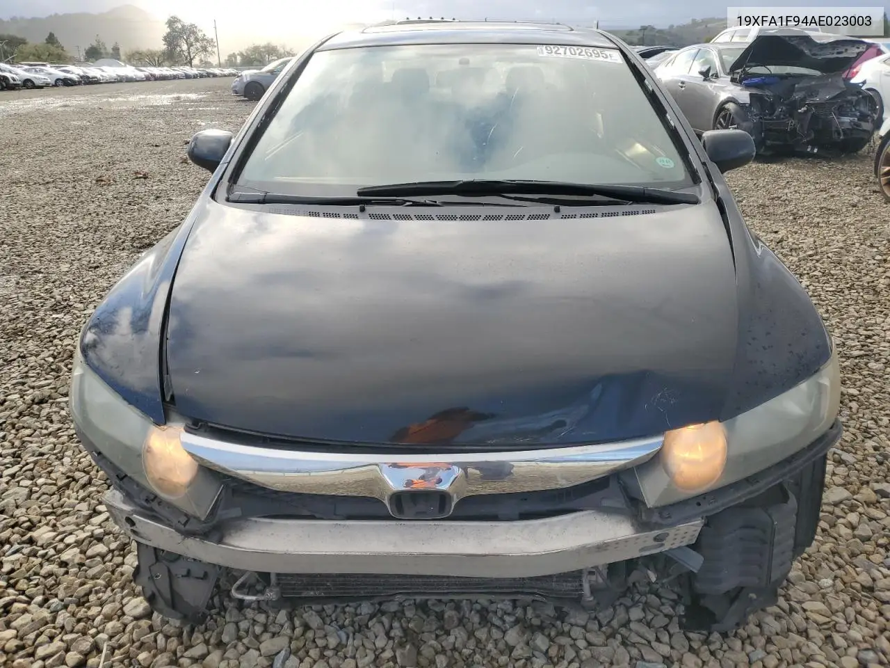 19XFA1F94AE023003 2010 Honda Civic Exl