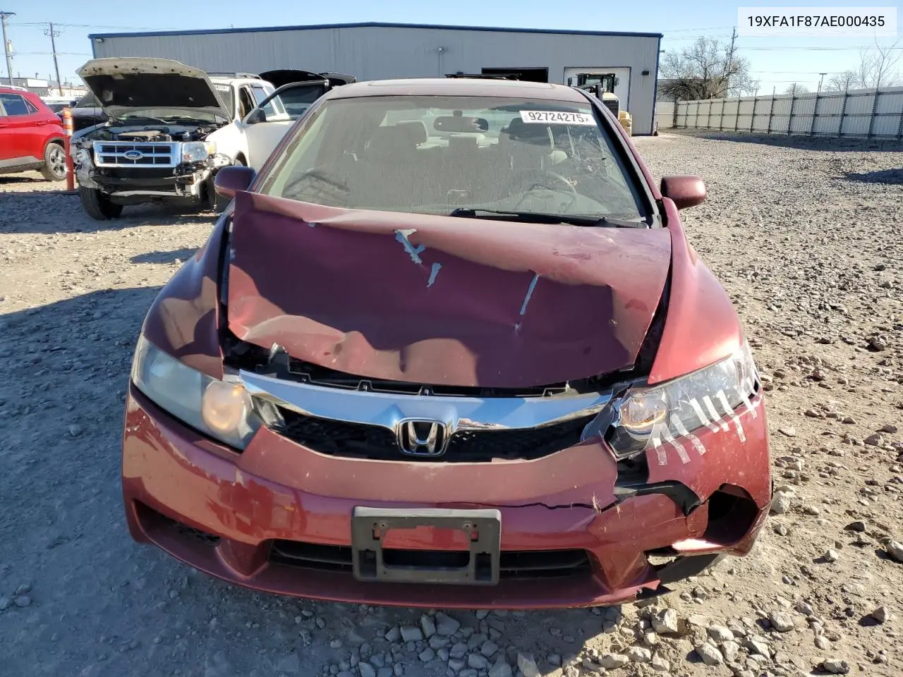 19XFA1F87AE000435 2010 Honda Civic Ex