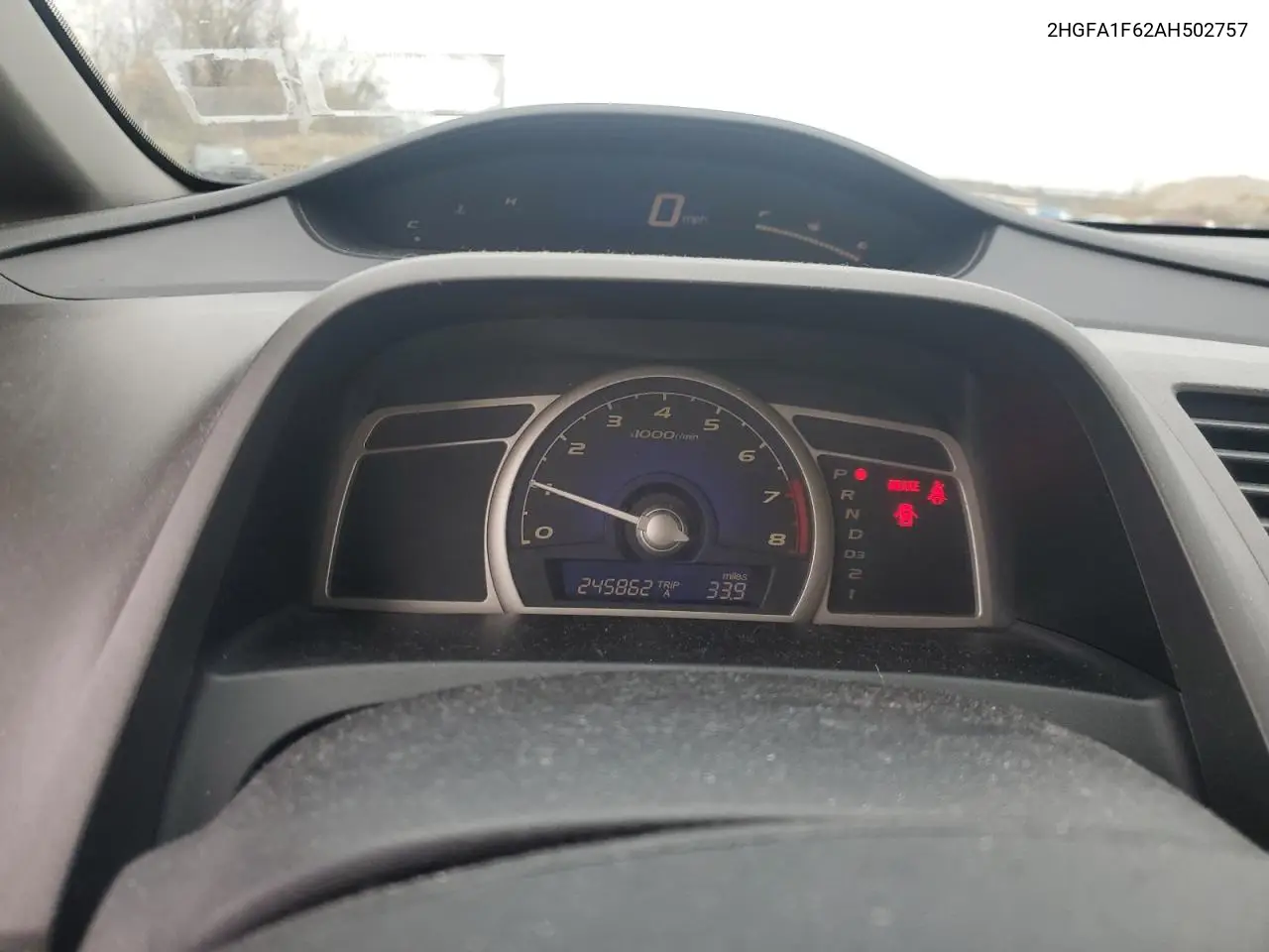 2HGFA1F62AH502757 2010 Honda Civic Lx-S