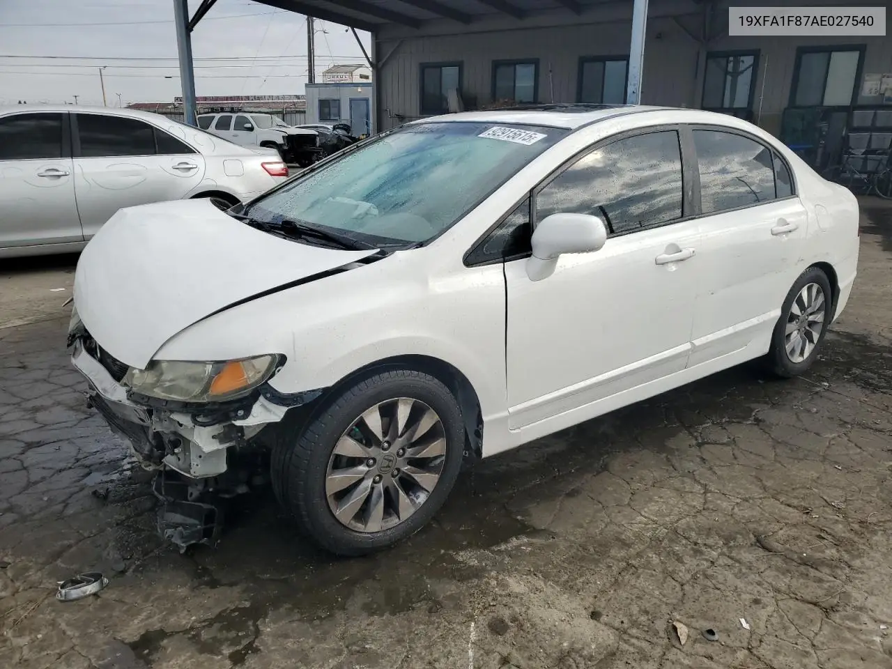 19XFA1F87AE027540 2010 Honda Civic Ex
