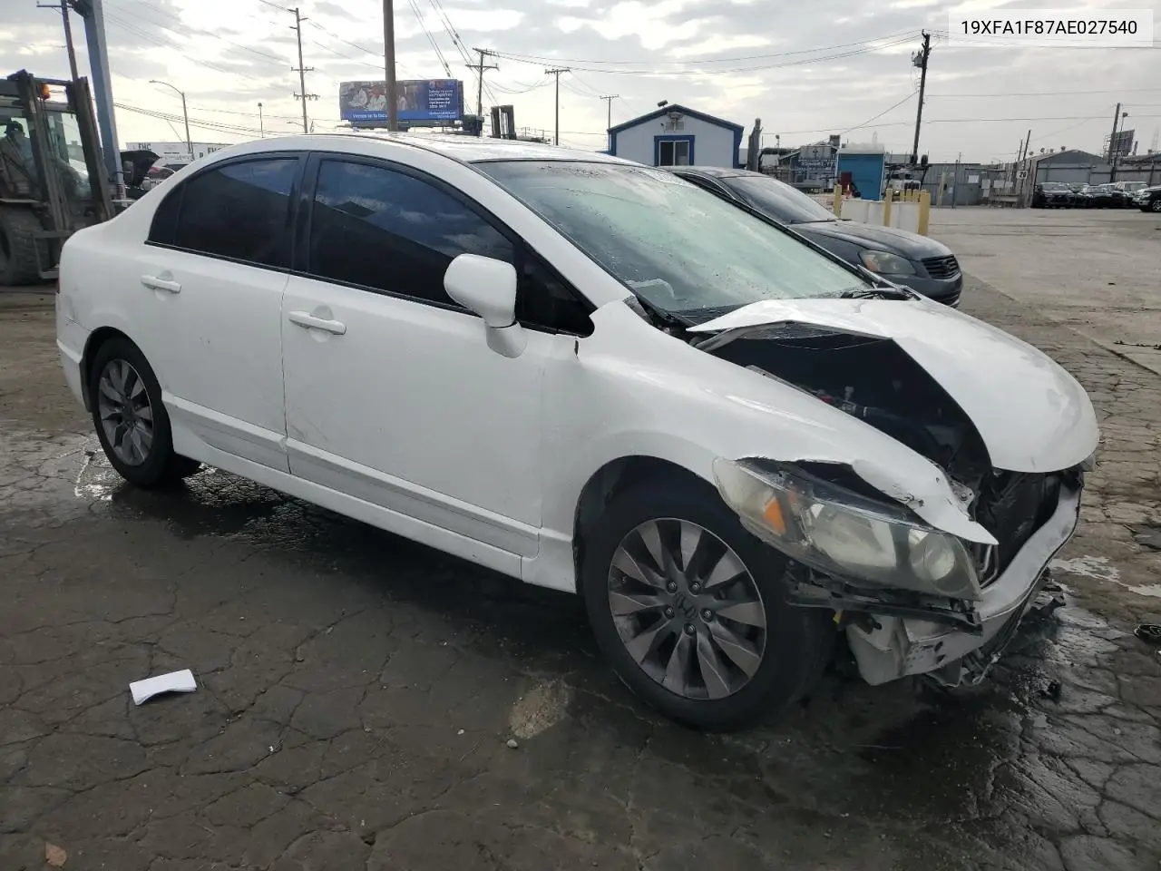 19XFA1F87AE027540 2010 Honda Civic Ex