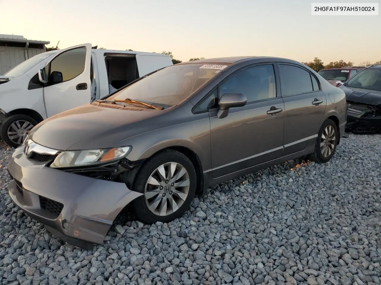 2HGFA1F97AH510024 2010 Honda Civic Exl