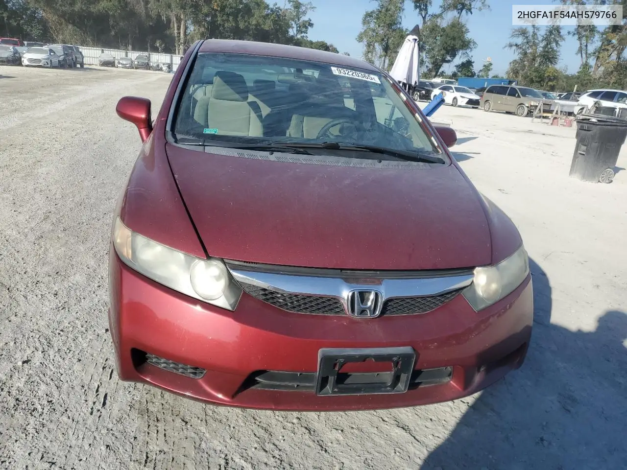 2HGFA1F54AH579766 2010 Honda Civic Lx