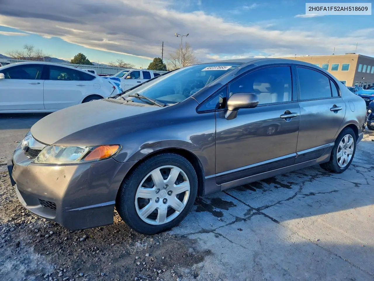 2HGFA1F52AH518609 2010 Honda Civic Lx