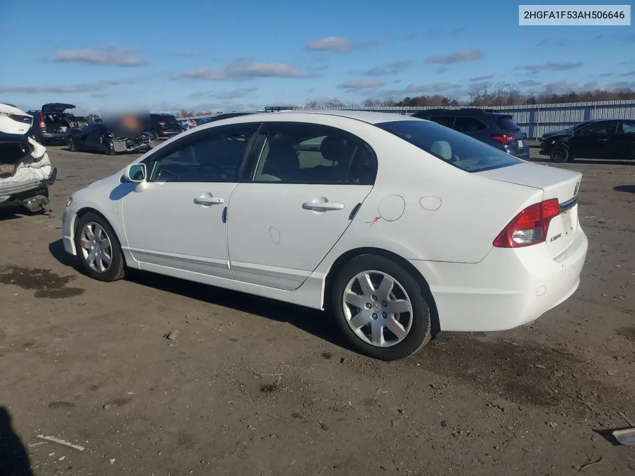 2HGFA1F53AH506646 2010 Honda Civic Lx