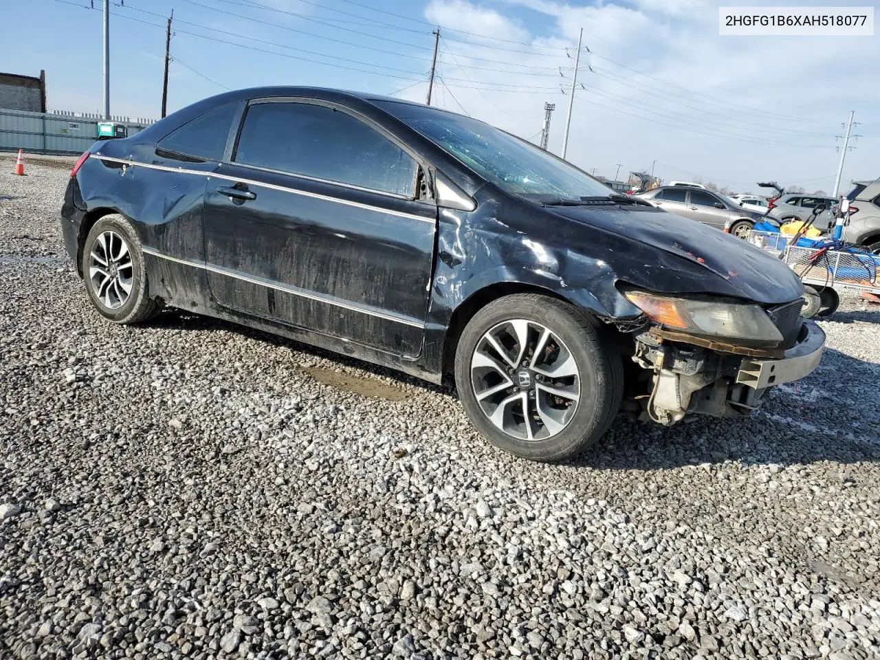 2HGFG1B6XAH518077 2010 Honda Civic Lx