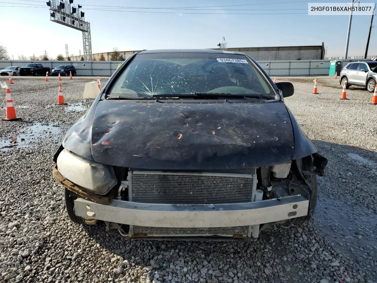 2HGFG1B6XAH518077 2010 Honda Civic Lx