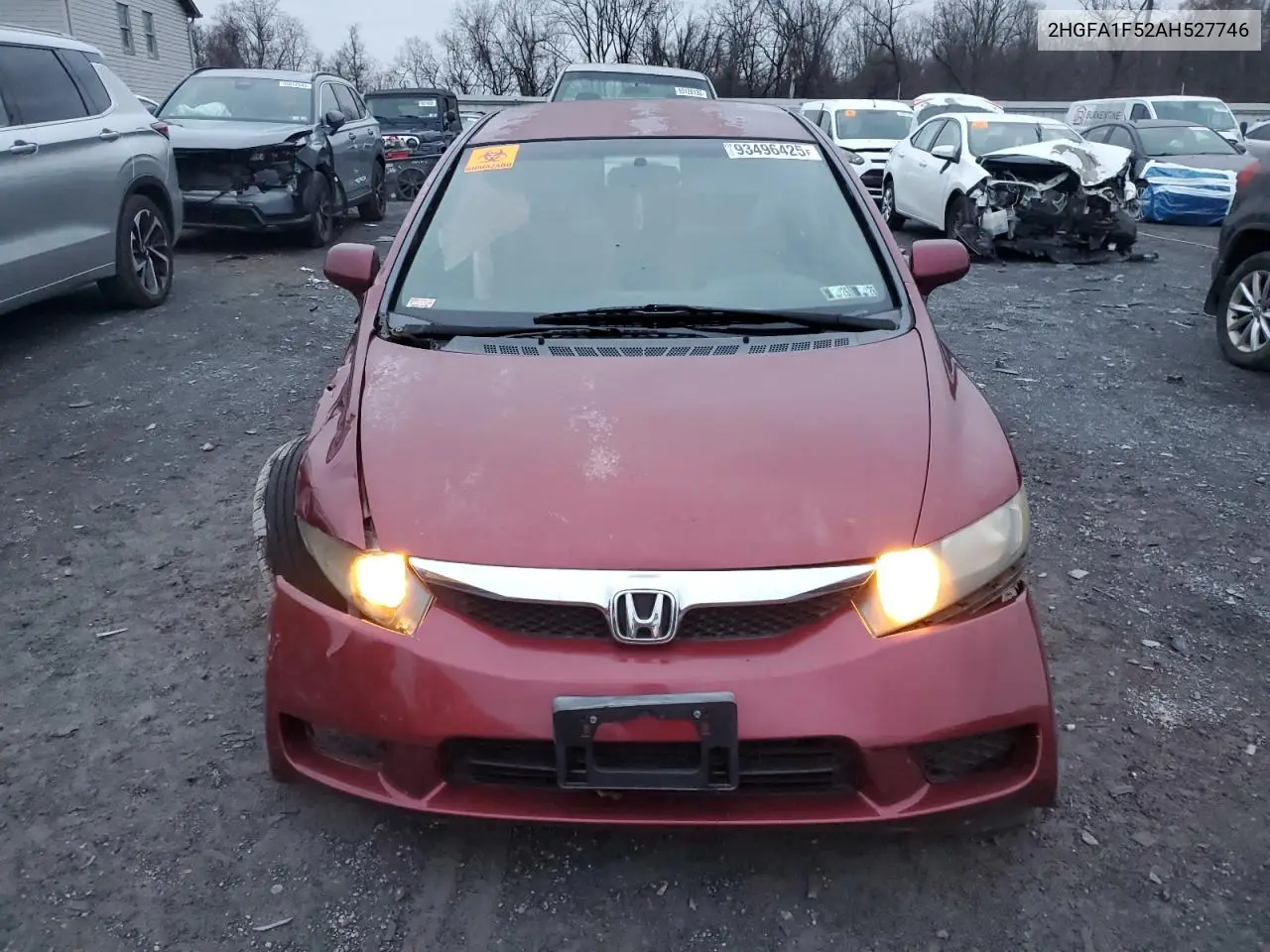 2HGFA1F52AH527746 2010 Honda Civic Lx
