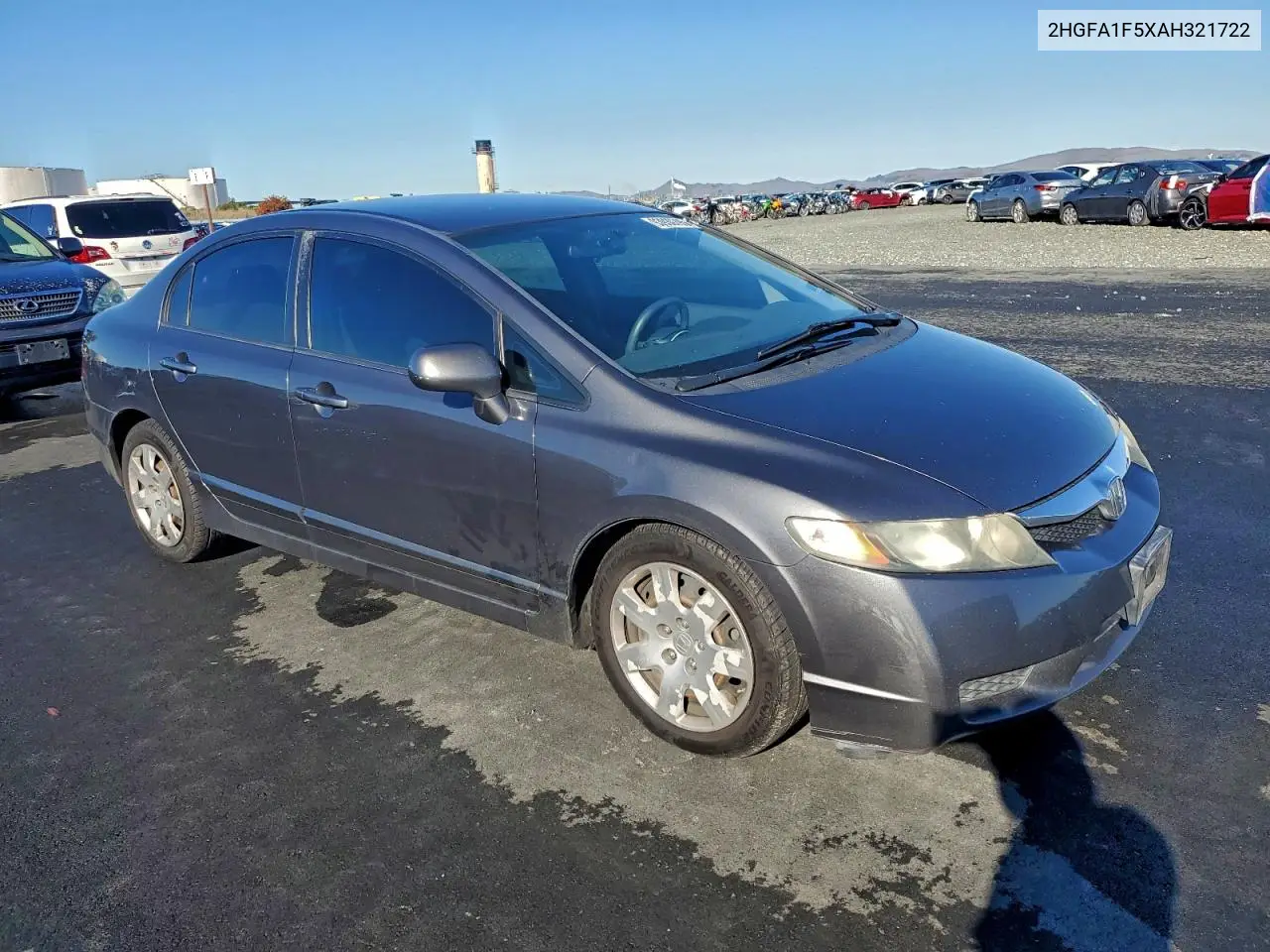 2HGFA1F5XAH321722 2010 Honda Civic Lx