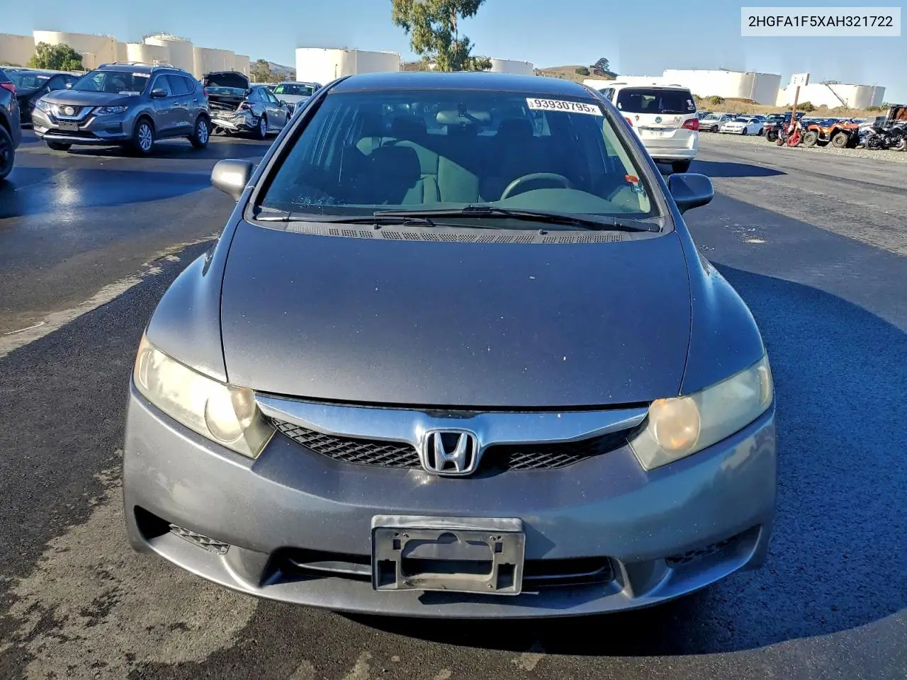 2HGFA1F5XAH321722 2010 Honda Civic Lx