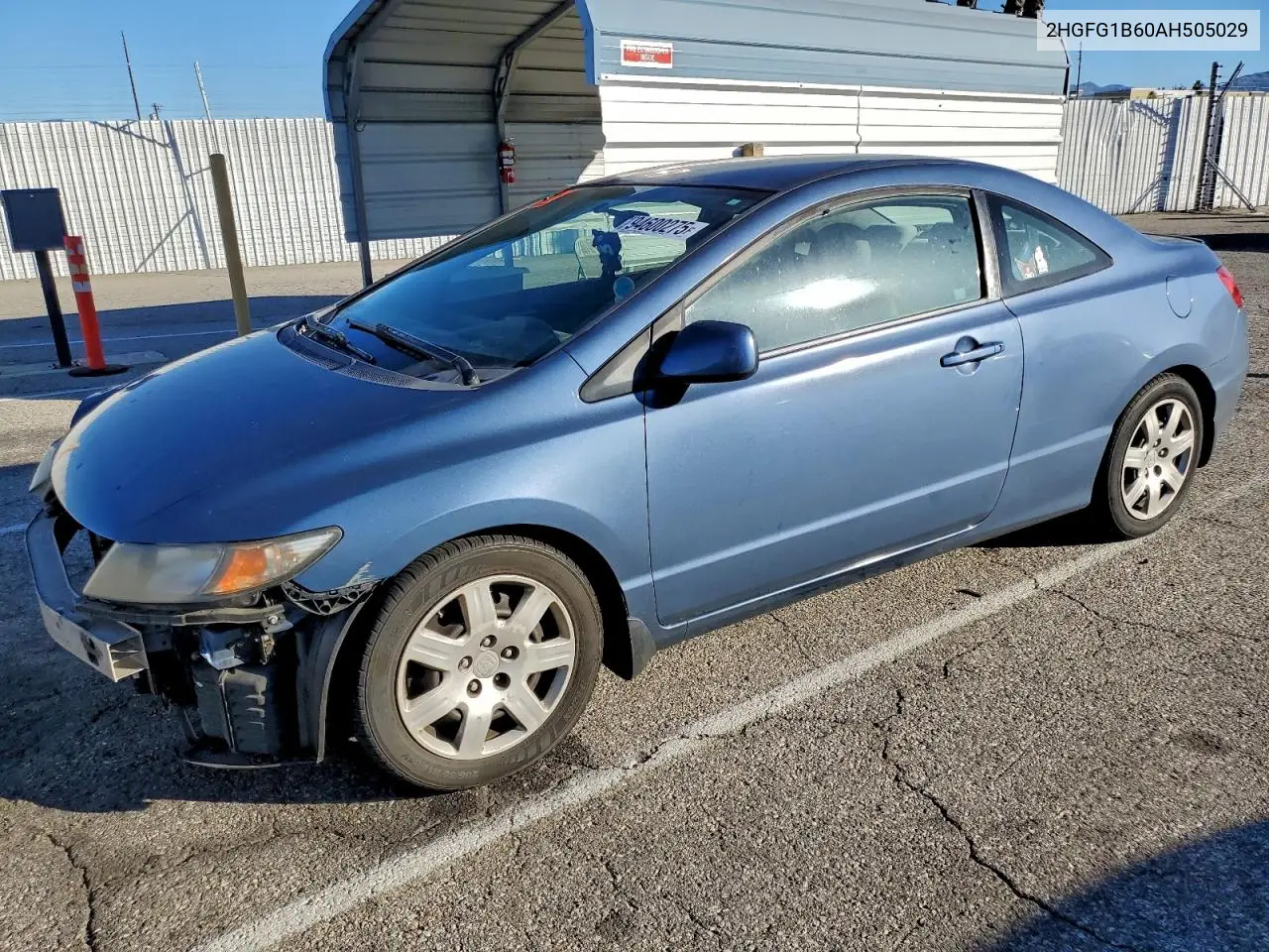 2HGFG1B60AH505029 2010 Honda Civic Lx