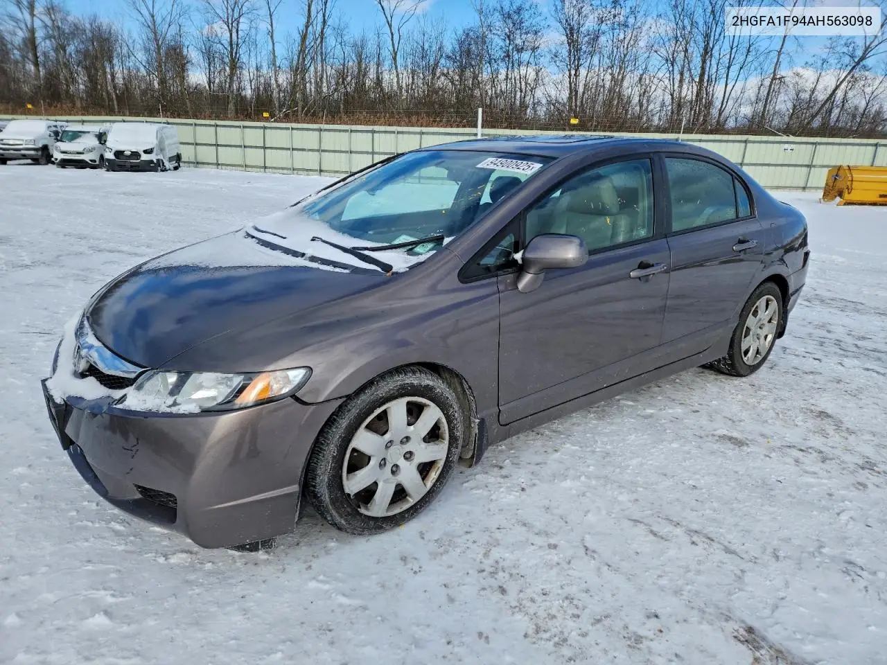 2HGFA1F94AH563098 2010 Honda Civic Exl