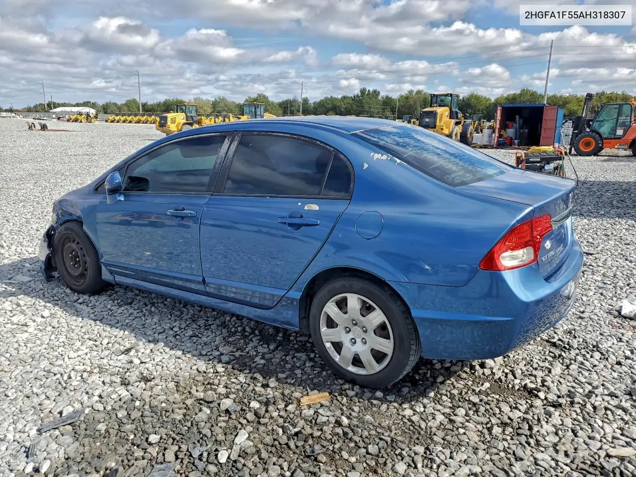 2HGFA1F55AH318307 2010 Honda Civic Lx