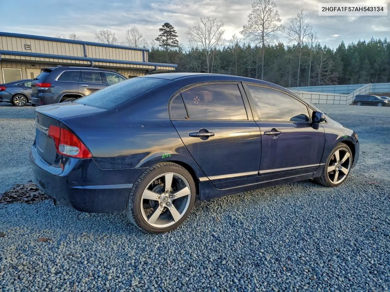 2HGFA1F57AH543134 2010 Honda Civic Lx