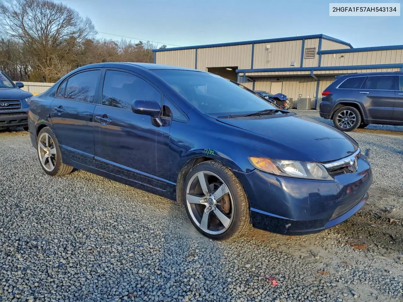 2HGFA1F57AH543134 2010 Honda Civic Lx