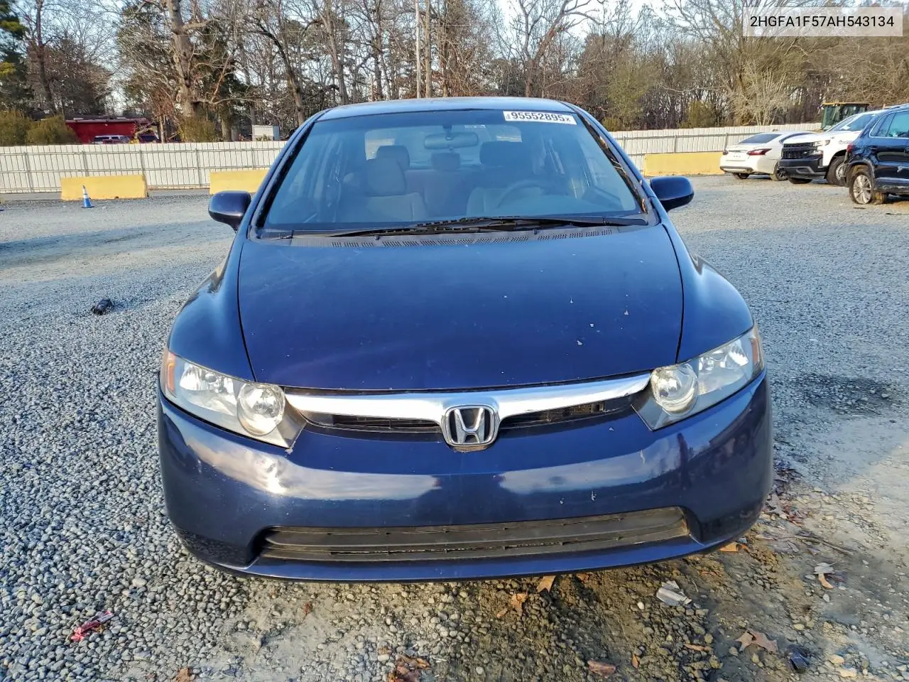 2HGFA1F57AH543134 2010 Honda Civic Lx