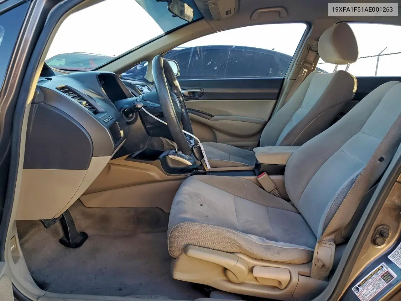 19XFA1F51AE001263 2010 Honda Civic Lx