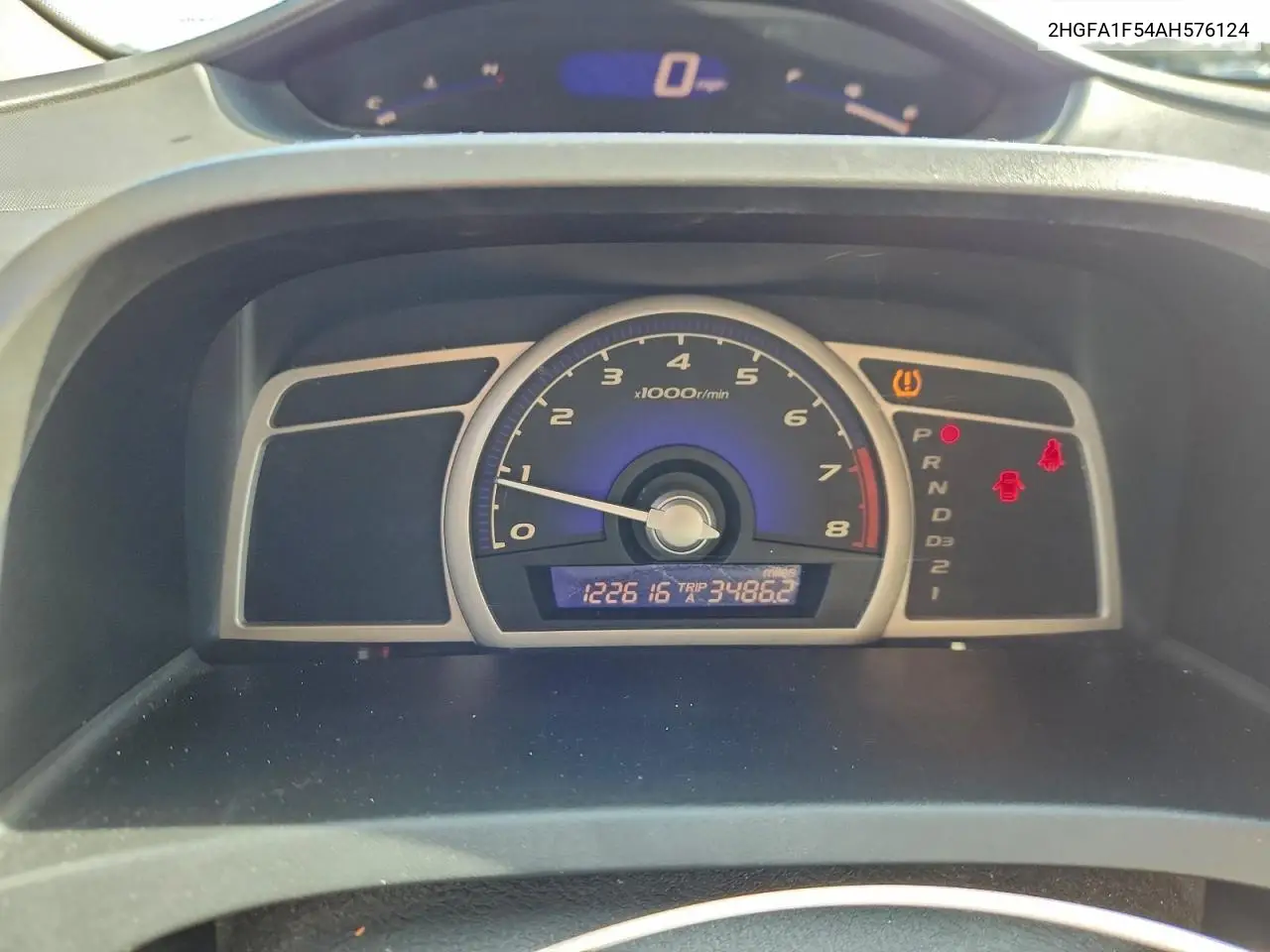 2HGFA1F54AH576124 2010 Honda Civic Lx
