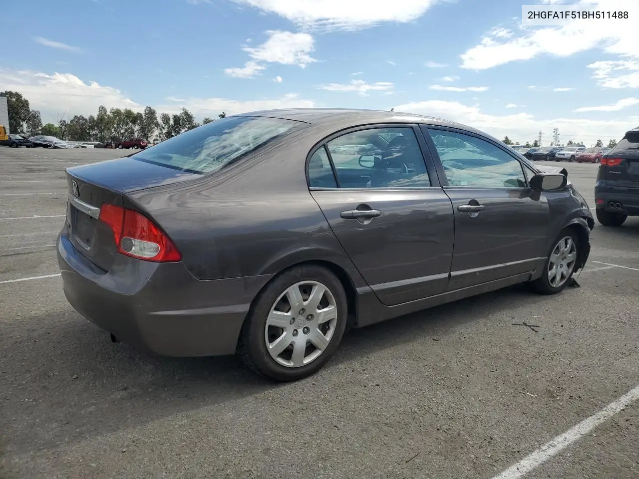 2HGFA1F51BH511488 2011 Honda Civic Lx