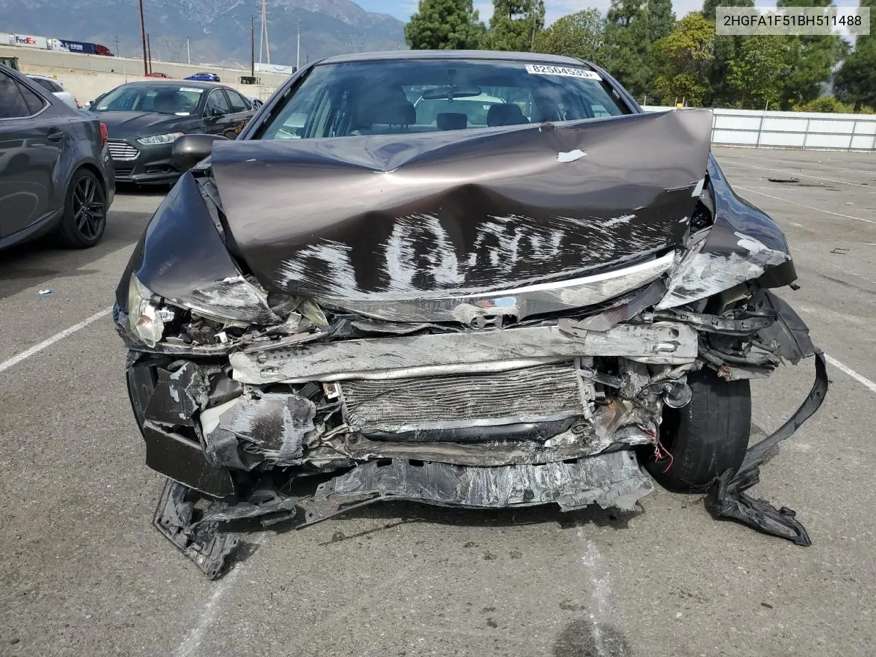 2HGFA1F51BH511488 2011 Honda Civic Lx