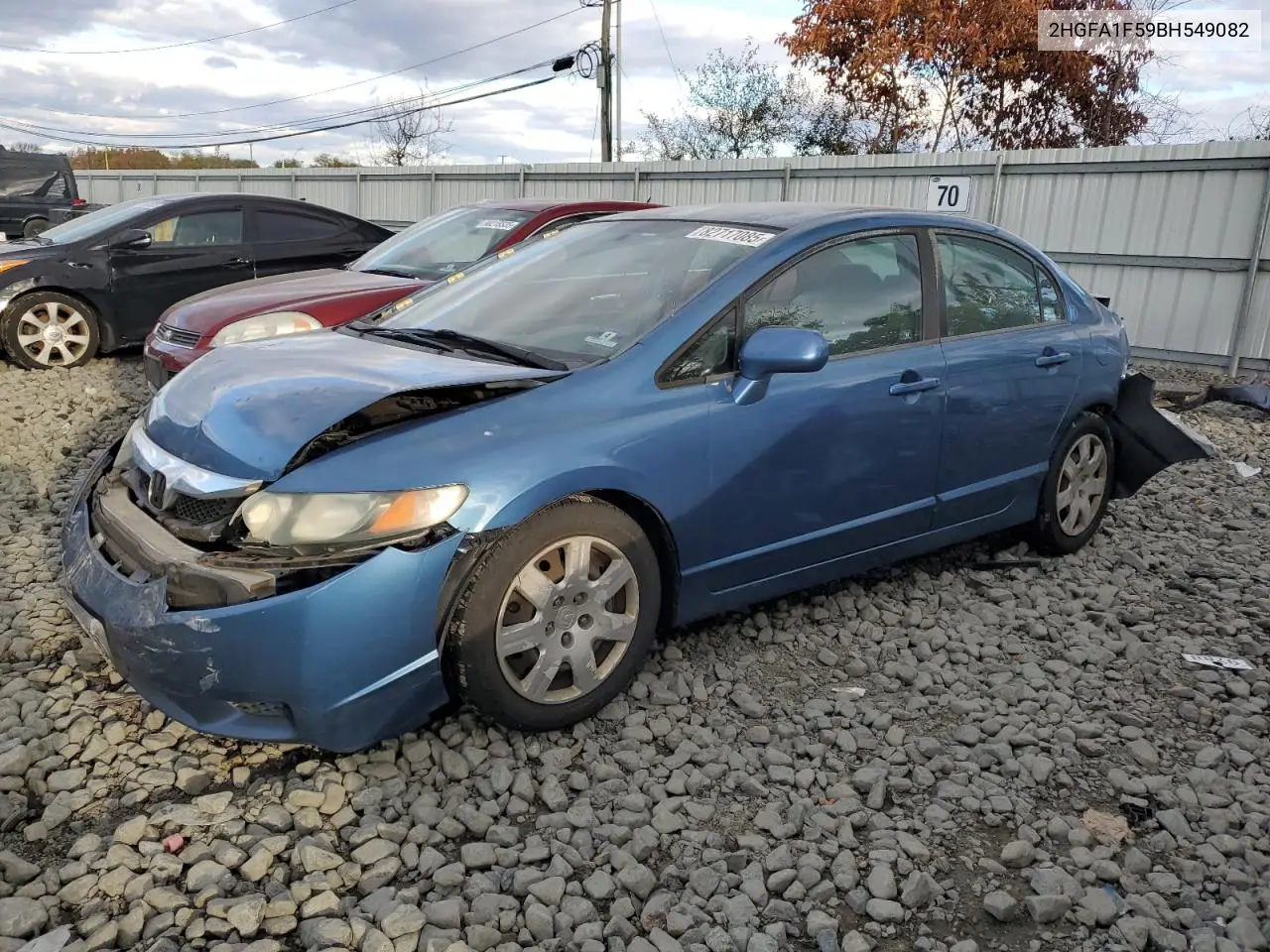 2HGFA1F59BH549082 2011 Honda Civic Lx