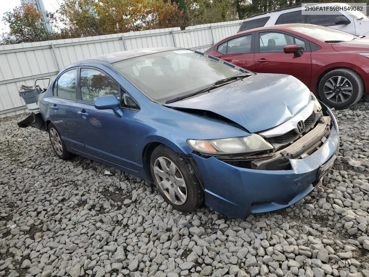 2HGFA1F59BH549082 2011 Honda Civic Lx