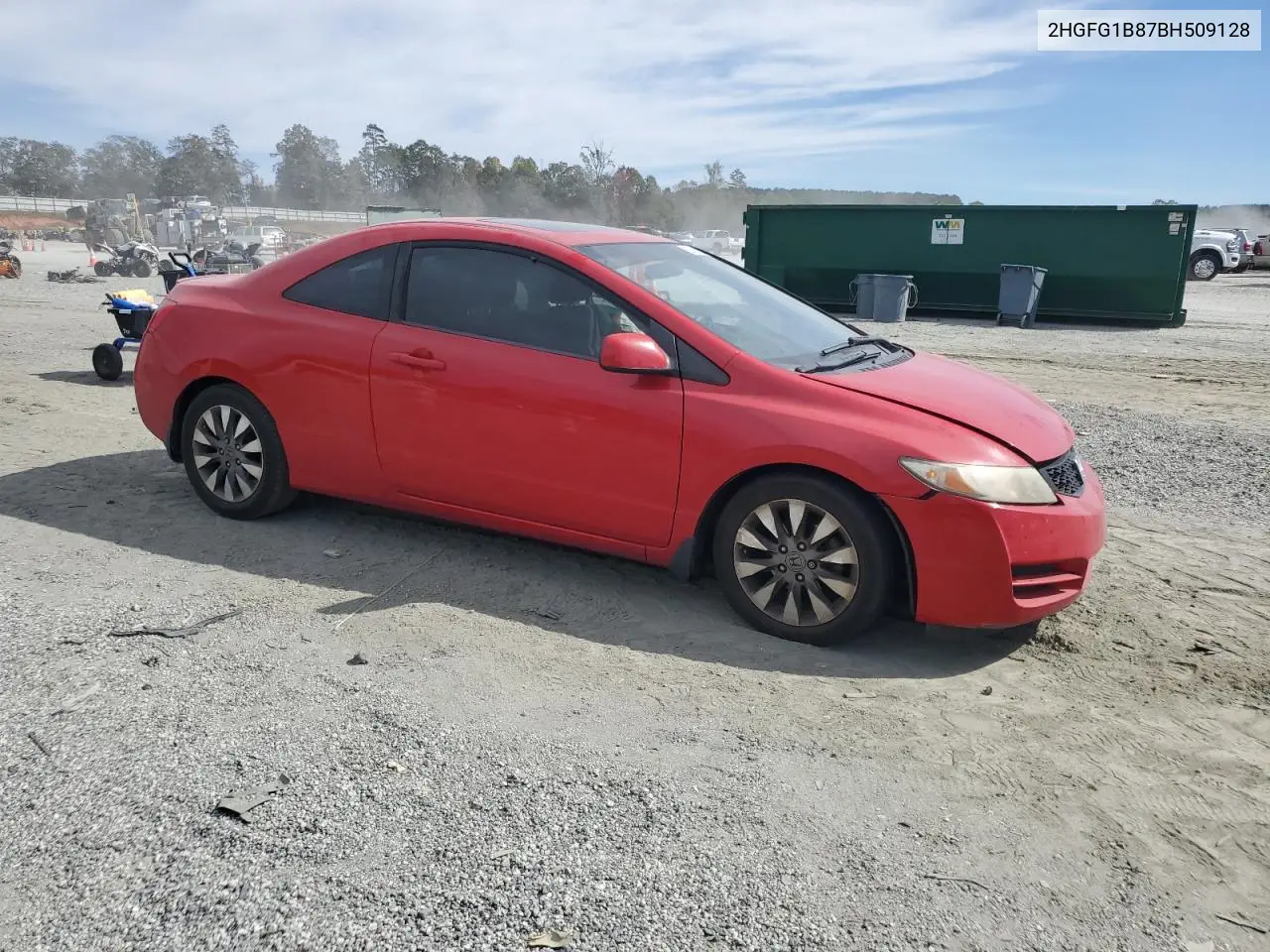 2HGFG1B87BH509128 2011 Honda Civic Ex