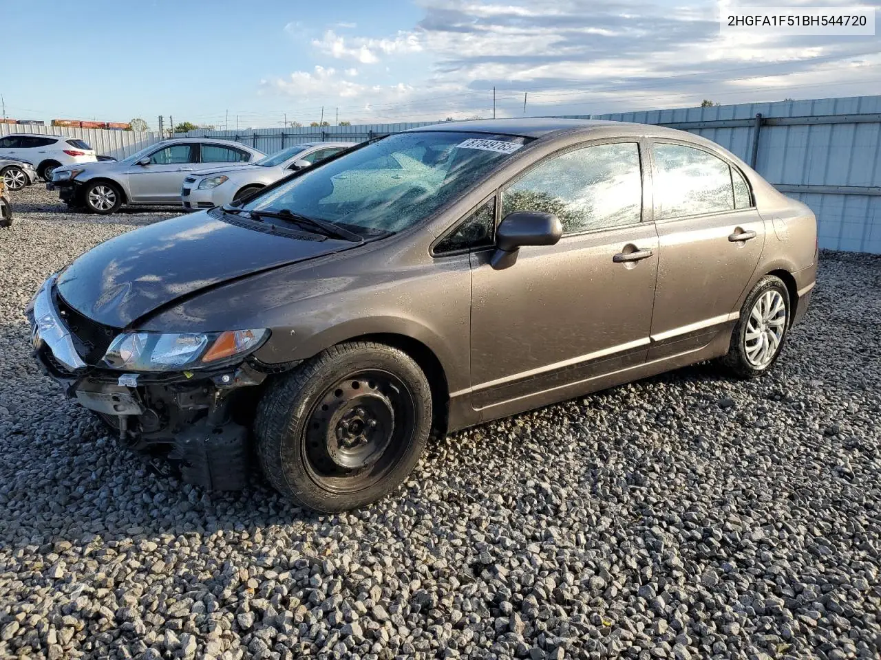 2HGFA1F51BH544720 2011 Honda Civic Lx