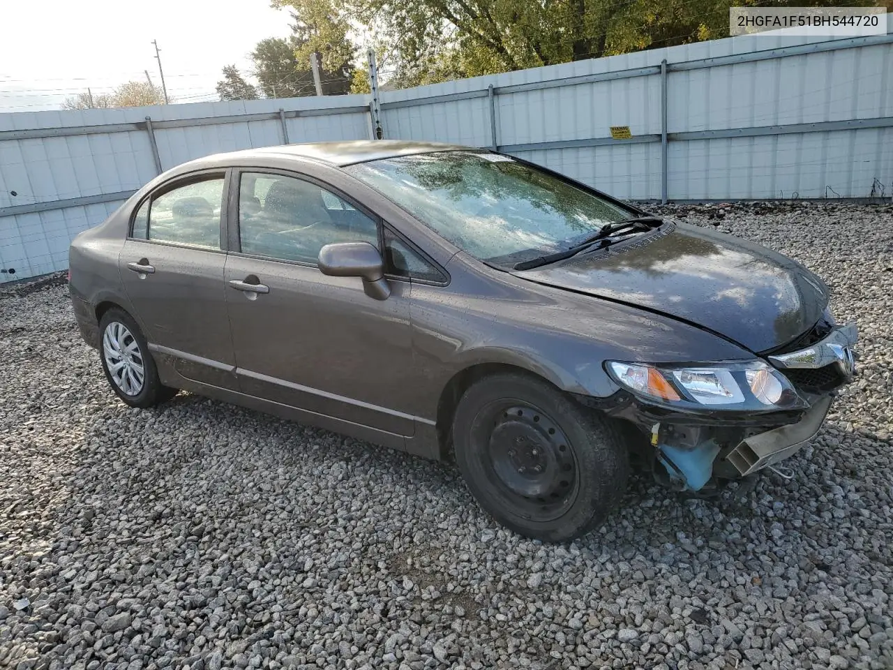 2HGFA1F51BH544720 2011 Honda Civic Lx