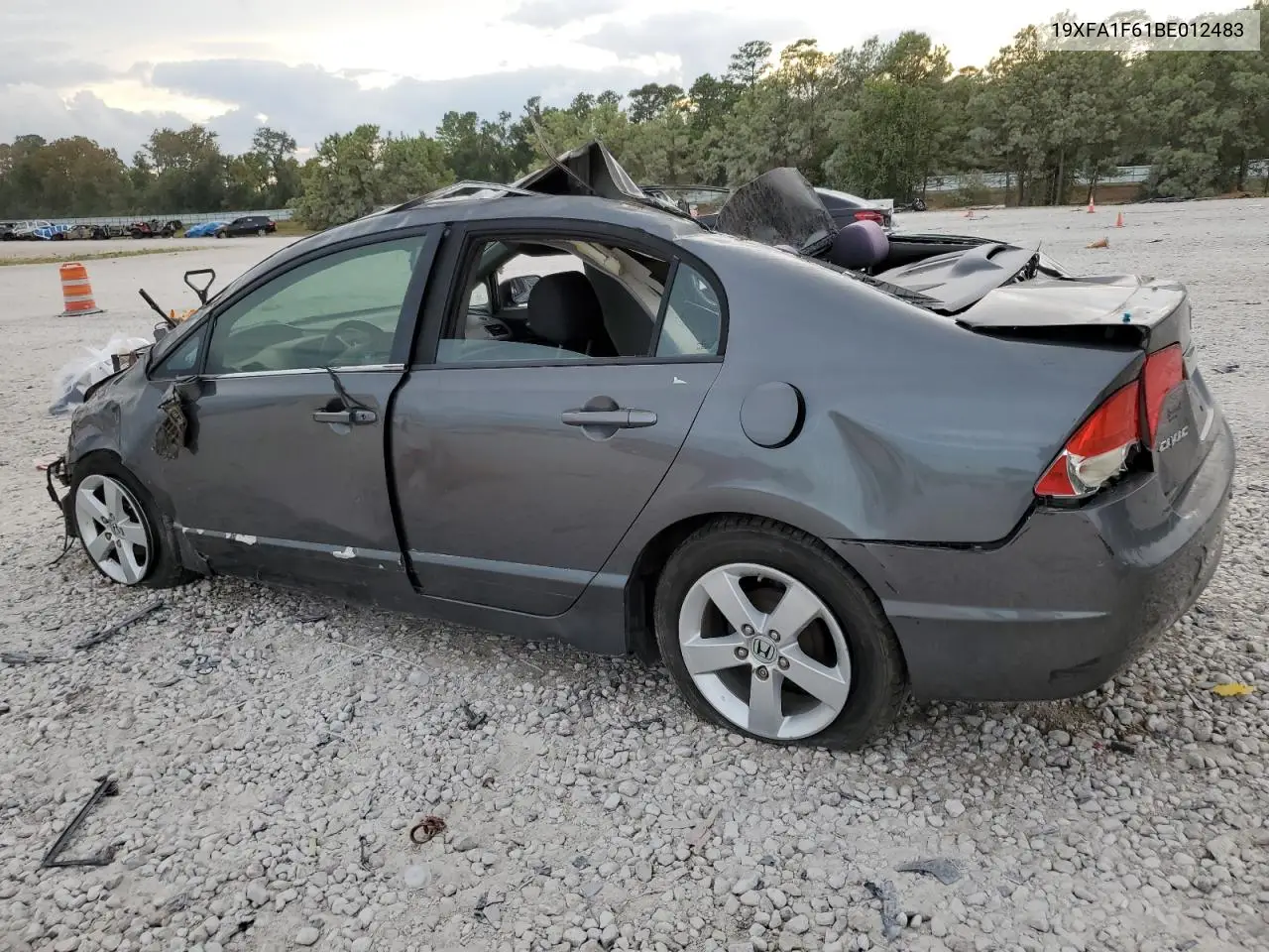 19XFA1F61BE012483 2011 Honda Civic Lx-S