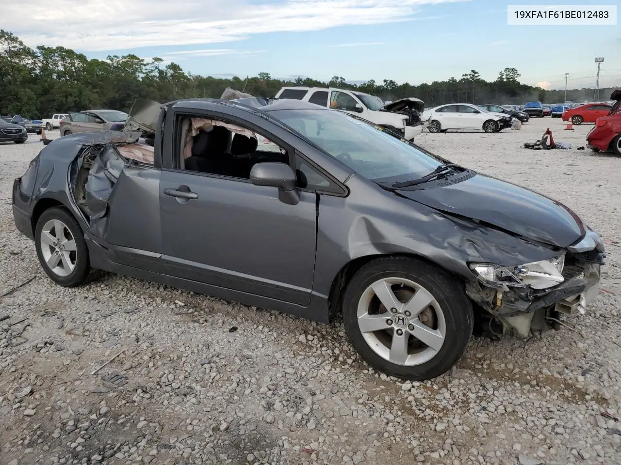 19XFA1F61BE012483 2011 Honda Civic Lx-S