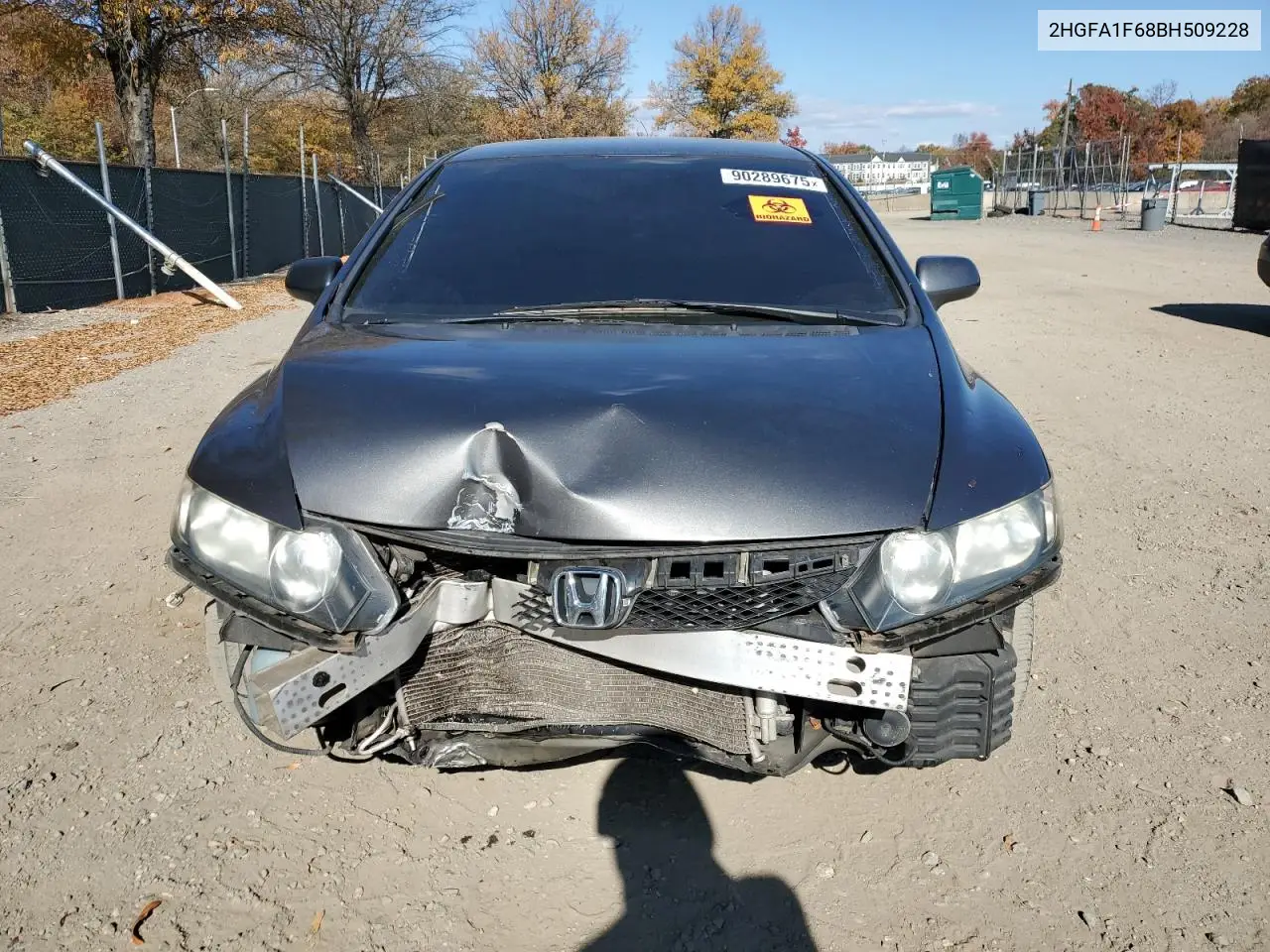 2HGFA1F68BH509228 2011 Honda Civic Lx-S