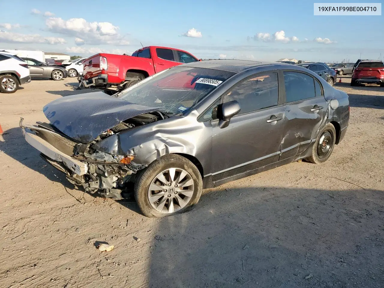 19XFA1F99BE004710 2011 Honda Civic Exl