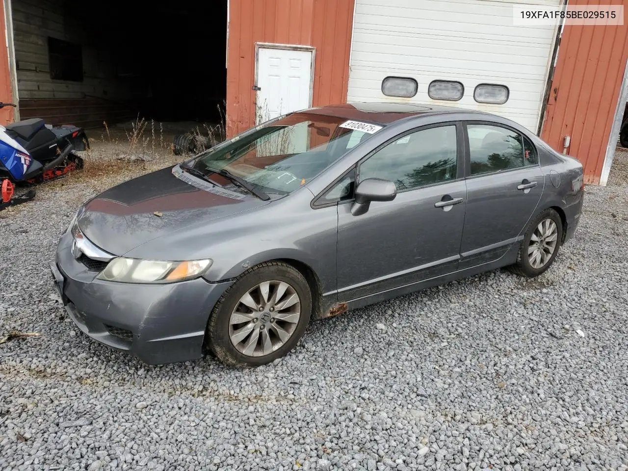 19XFA1F85BE029515 2011 Honda Civic Ex