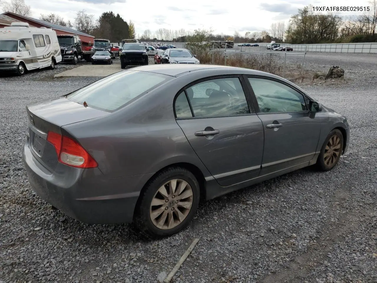 19XFA1F85BE029515 2011 Honda Civic Ex