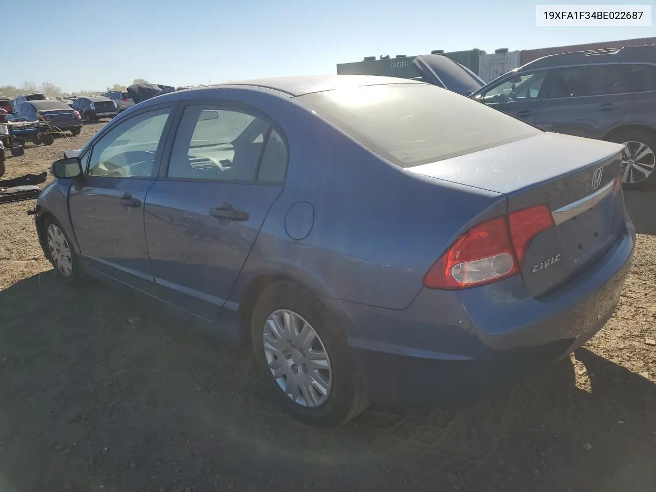 19XFA1F34BE022687 2011 Honda Civic Vp