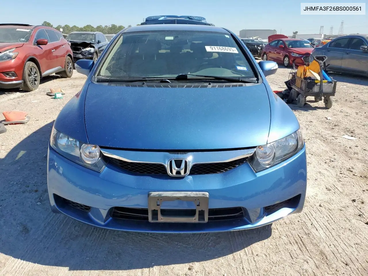 JHMFA3F26BS000561 2011 Honda Civic Hybrid