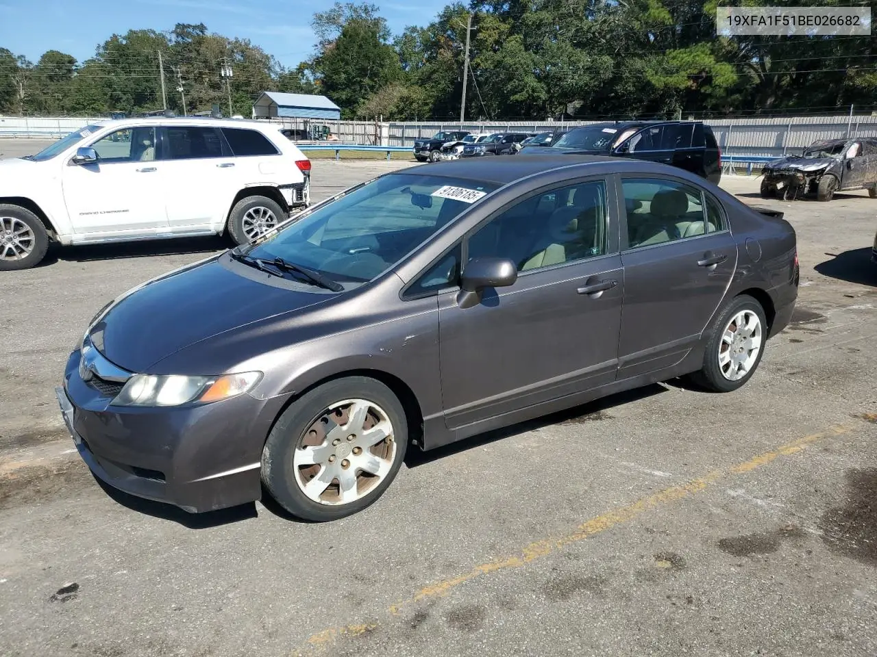 19XFA1F51BE026682 2011 Honda Civic Lx
