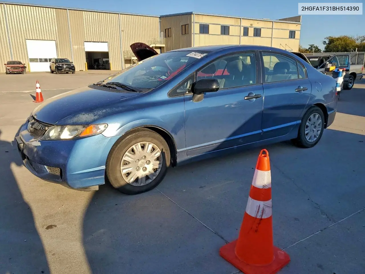 2HGFA1F31BH514390 2011 Honda Civic Vp
