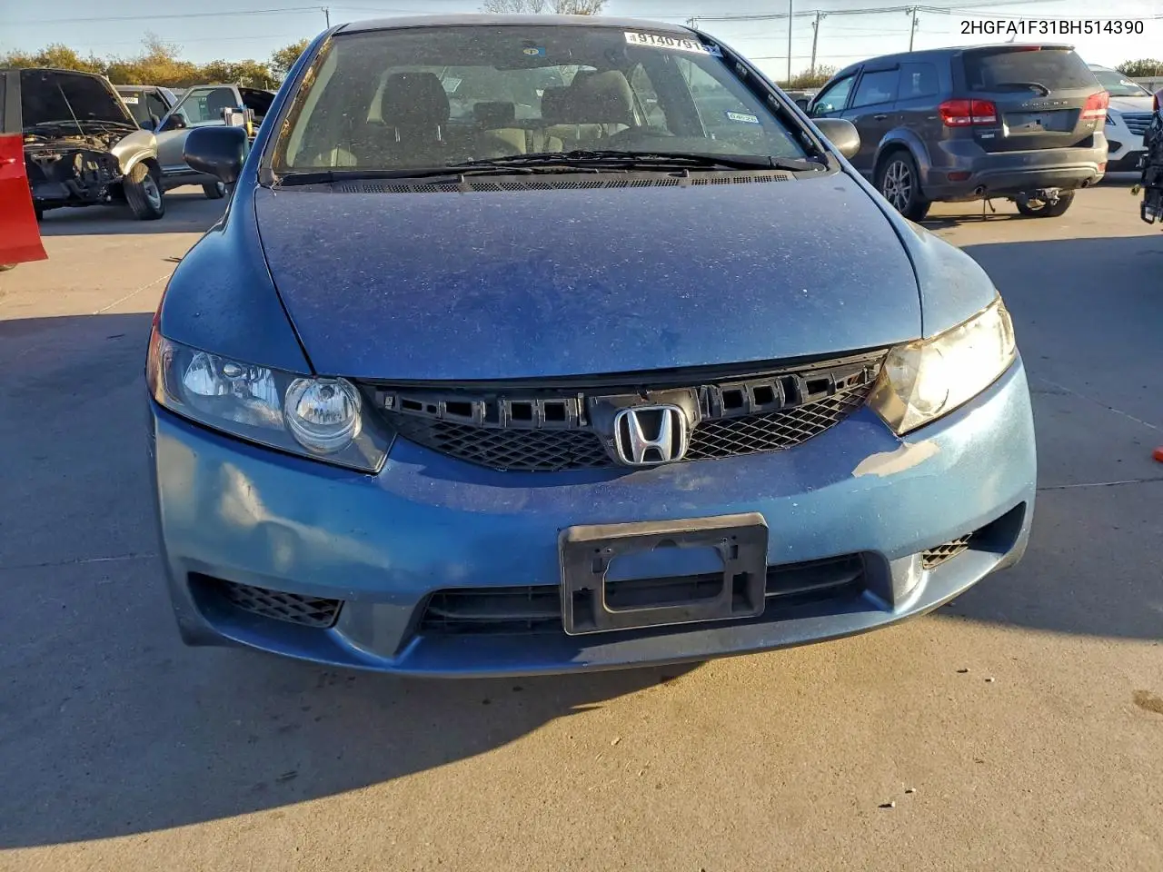 2HGFA1F31BH514390 2011 Honda Civic Vp