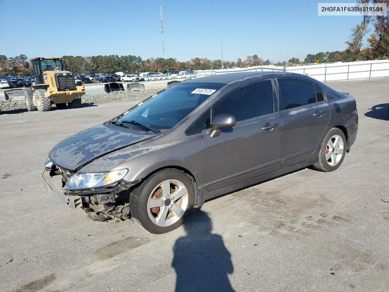 2HGFA1F63BH519584 2011 Honda Civic Lx-S