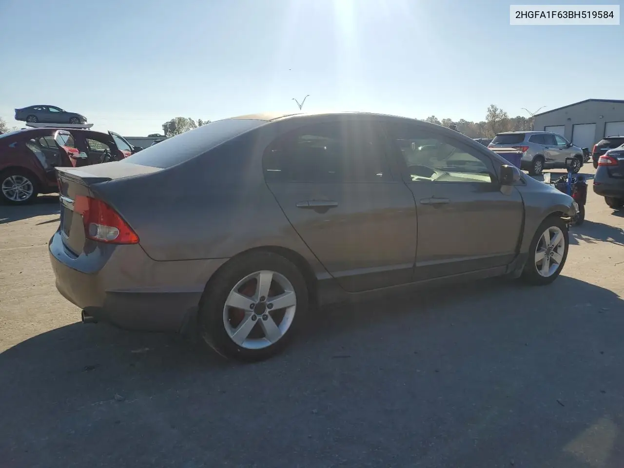 2HGFA1F63BH519584 2011 Honda Civic Lx-S