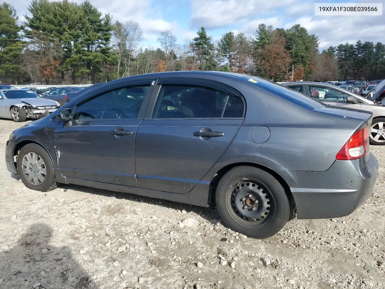 19XFA1F30BE039566 2011 Honda Civic Vp