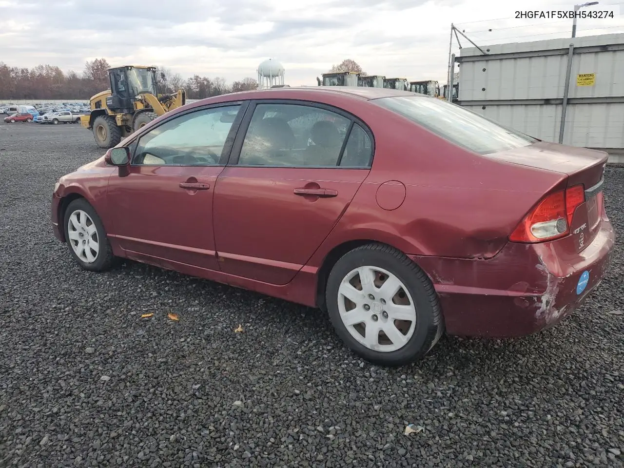 2HGFA1F5XBH543274 2011 Honda Civic Lx