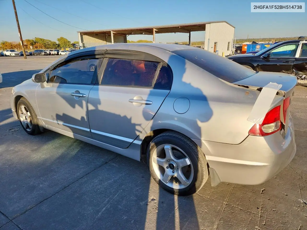 2HGFA1F52BH514738 2011 Honda Civic Lx