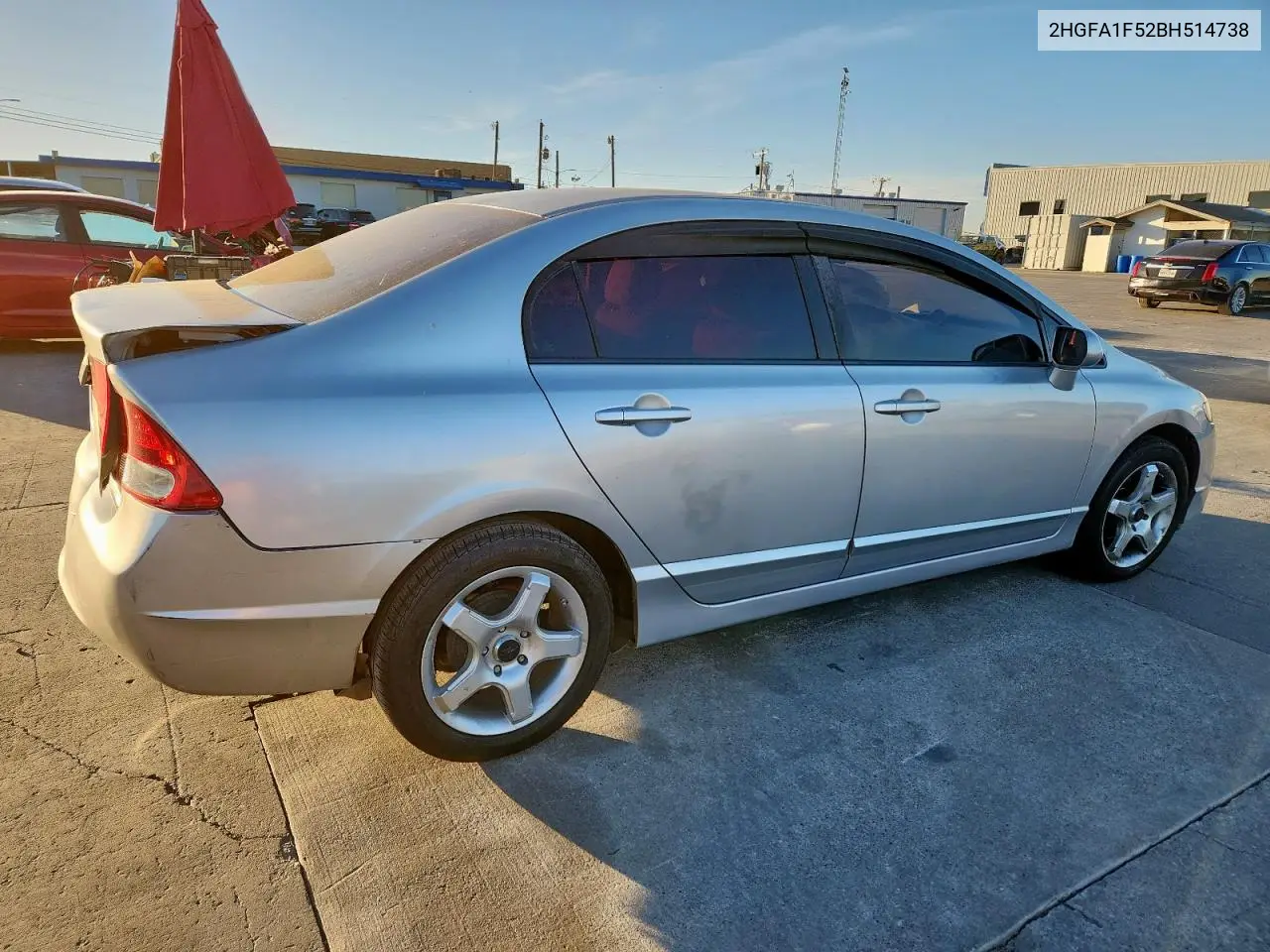 2HGFA1F52BH514738 2011 Honda Civic Lx